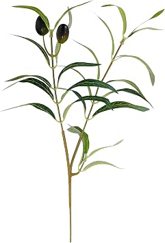 38 Pcs Faux Olive Branch for vases Artificial Olive Branches with Fruits