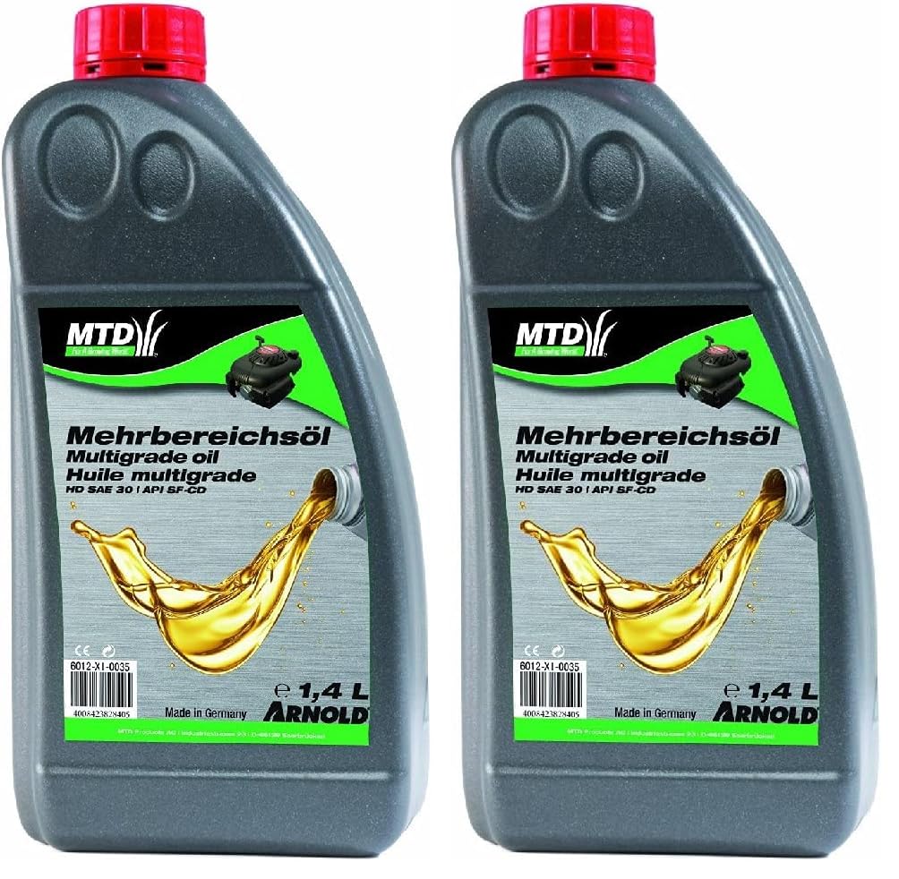 ARNOLD 6012-X1-0035 Huile Multigrade SAE 10W-30, Noir, 1,4 L (Lot de 2)
