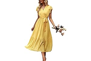 Pastel Yellow Bridesmaid Dress: Radiating Sunshine and Elegance