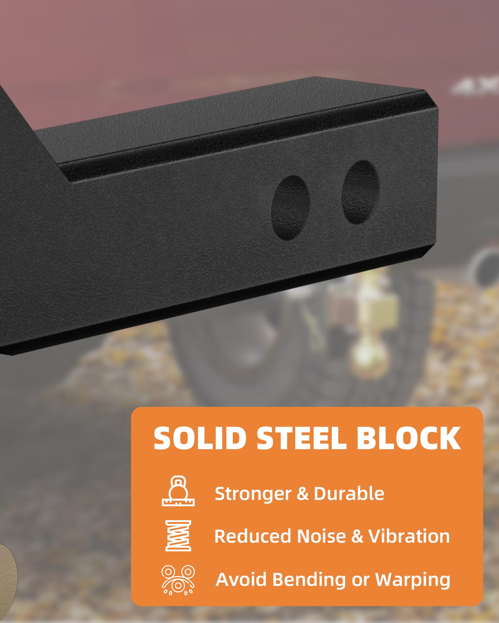 Snapklik.com : DEXSO Adjustable Trailer Hitch (Fits 2-Inch Receiver ...