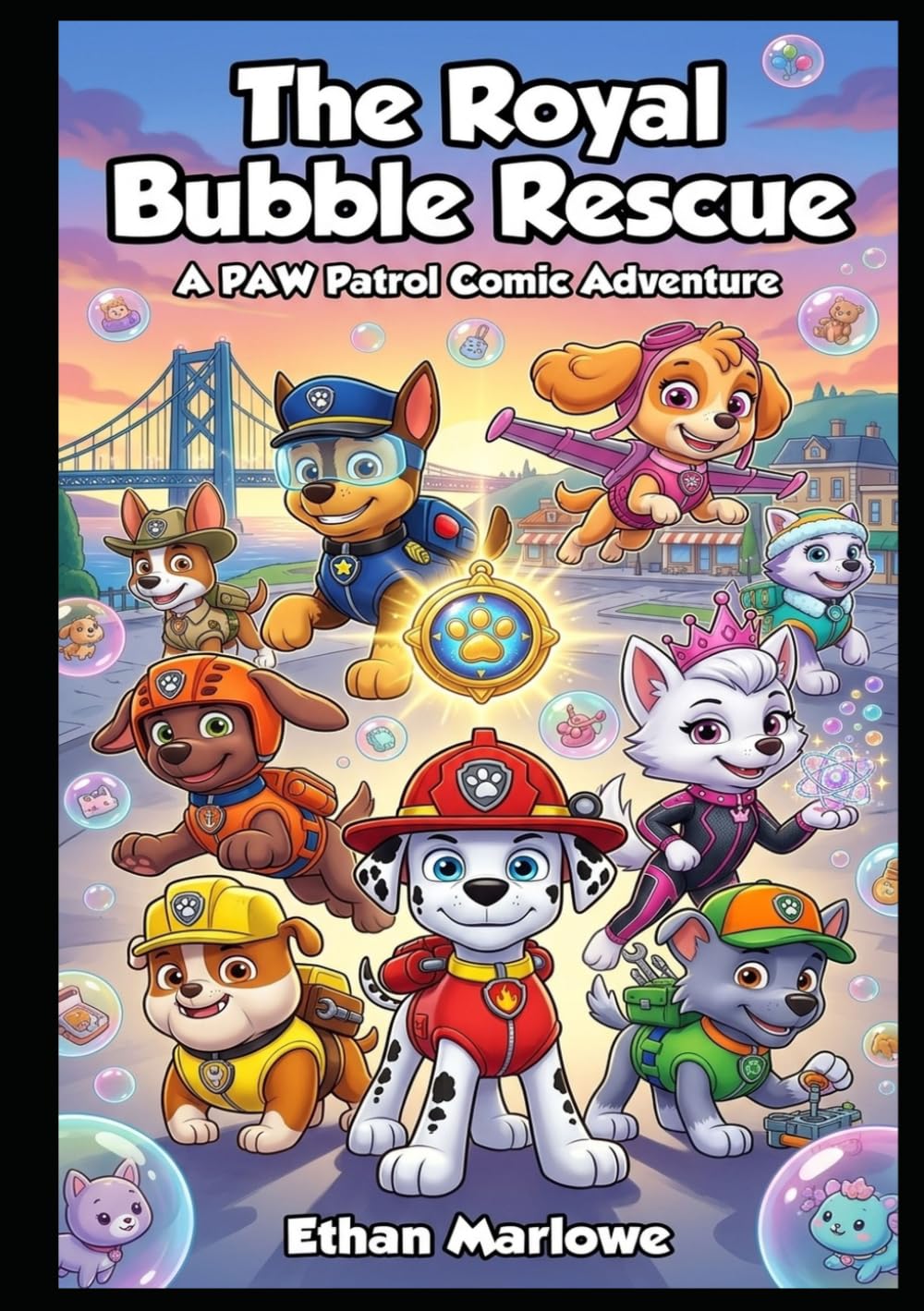 The Royal Bubble Rescue: A PAW Patrol Comic Adventure