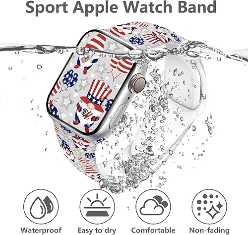 Vista 64 de Holidays Watch Band Compatible with Apple Watch Series 11 10 9 8 7 6 5 4 3 Ultra SE for Women Men, Soft Silicone Pumpkin Strap Replacement for
