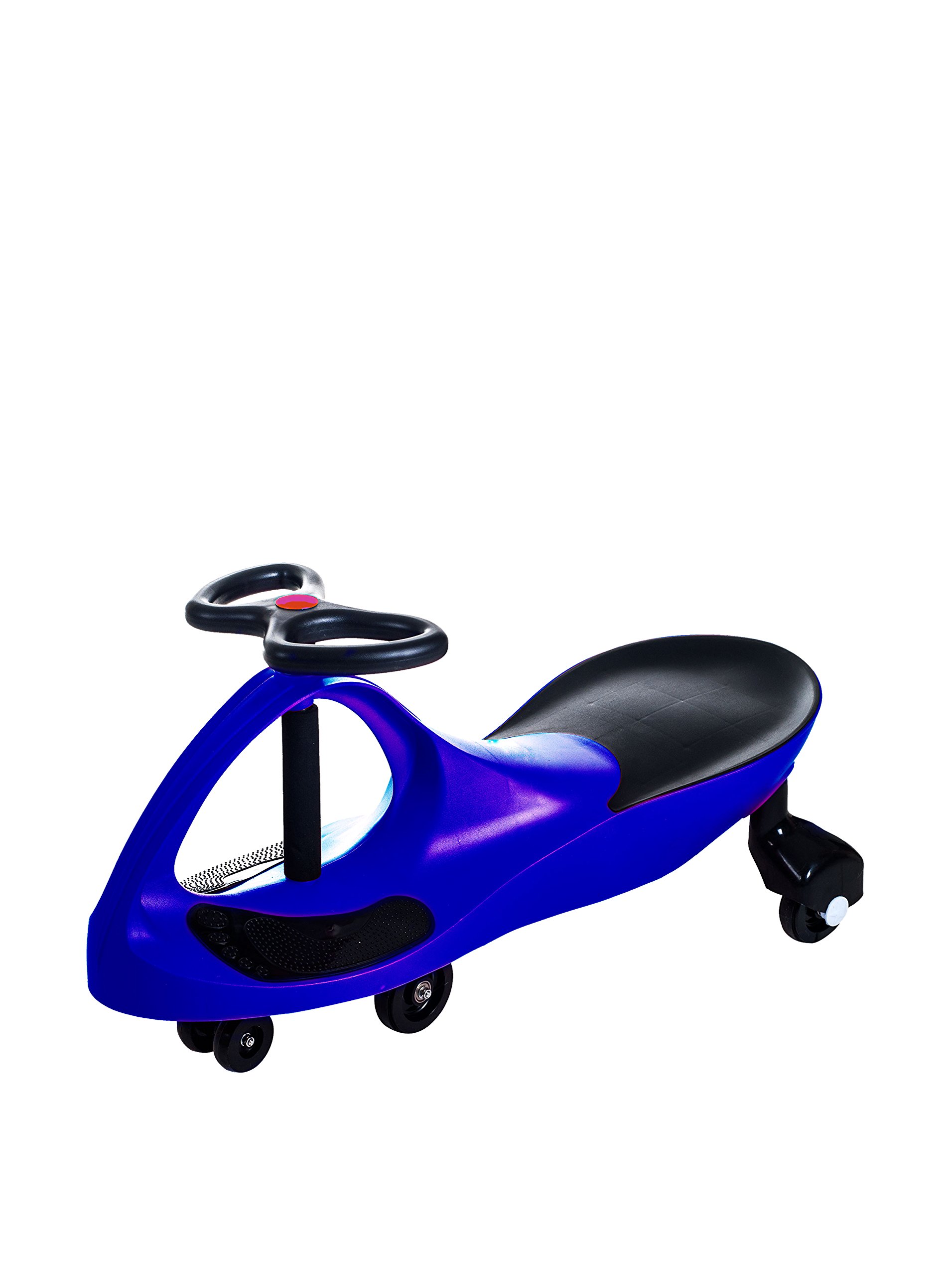 Wiggle Car - Ride on Toy for Ages 3 and Up - Toddler Ride on Toys with no Batteries, Gears, or Pedals Just Twist, Wiggle, and Go by Lil’ Rider (Blue and Black.)