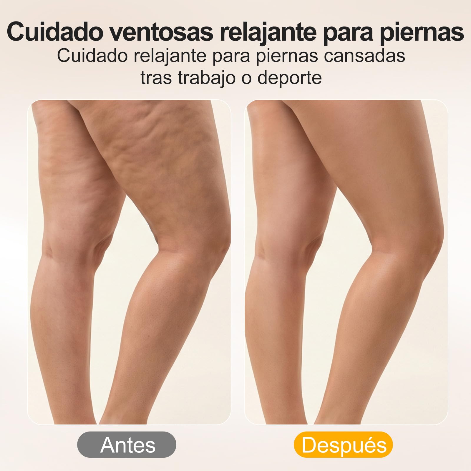 Masajeador 5 en 1: Gua Sha, Cupping, calor y EMS | Succión 5 niveles, Type-C, 248g, contactos suaves, brazos/piernas/espalda, uso diario