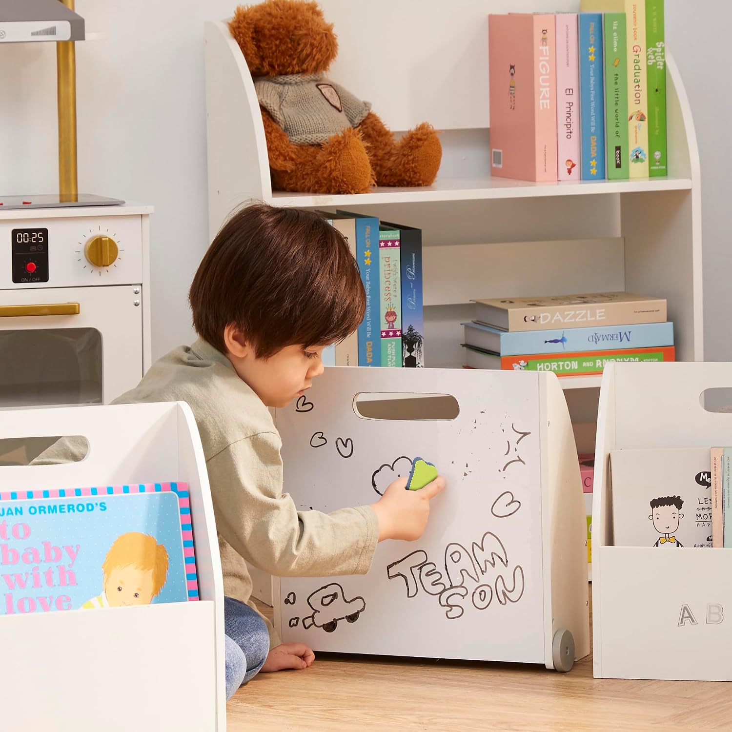 Fantasy Fields - Simplicity Walker Display Bookcase Kids Furniture - White