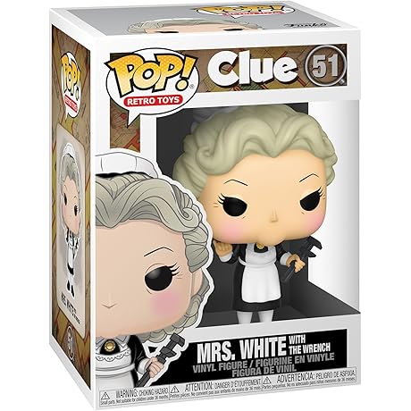 Clueless Pop! Retro Toys: Clue - Mrs. White with Wrench