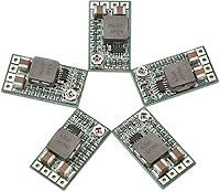 Vista 7 de DROK Regulador de 5 V, 5 unids Mini Reductor de Voltaje DC 4.5-24V 12V 24V Paso abajo a 5V Buck Convertidor Junta 3A Voltios Transformador Reductor