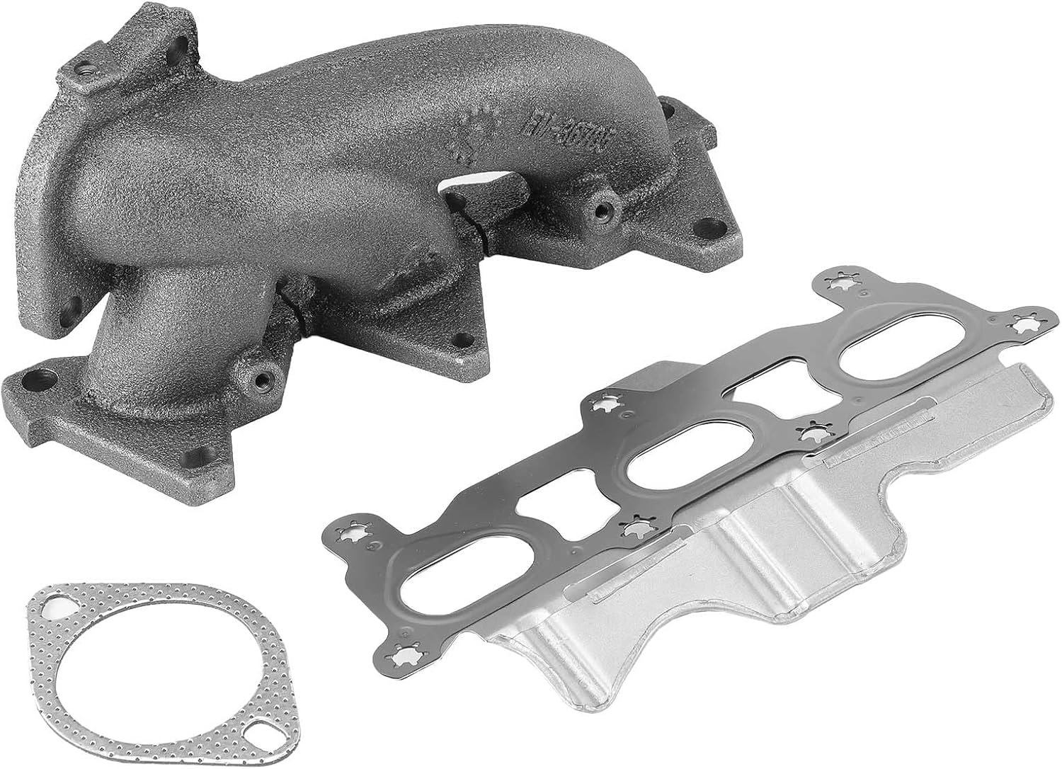 A-Premium V6 2.8 3.6L Exhaust Manifold W/Gaskets Compatible with Chevrolet Camaro 2010-2011 & Cadillac SRX 2004-2009, CTS 2004-2011, STS 2005-2011, Left Side