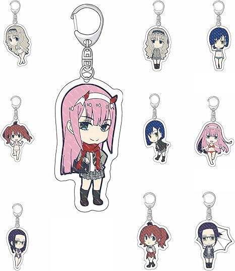 Amazon ダーリン イン ザ フランキス キーホルダー キーチェーン Darling In The Franxx 02 イチゴ ストラップ アニメグッズ 日常 コスチューム道具 携帯便利 かばん掛け バッグペンダント 鍵 萌えグッズ 可愛いー 軽量 オシャレ アニメ 萌えグッズ バッグ かばん