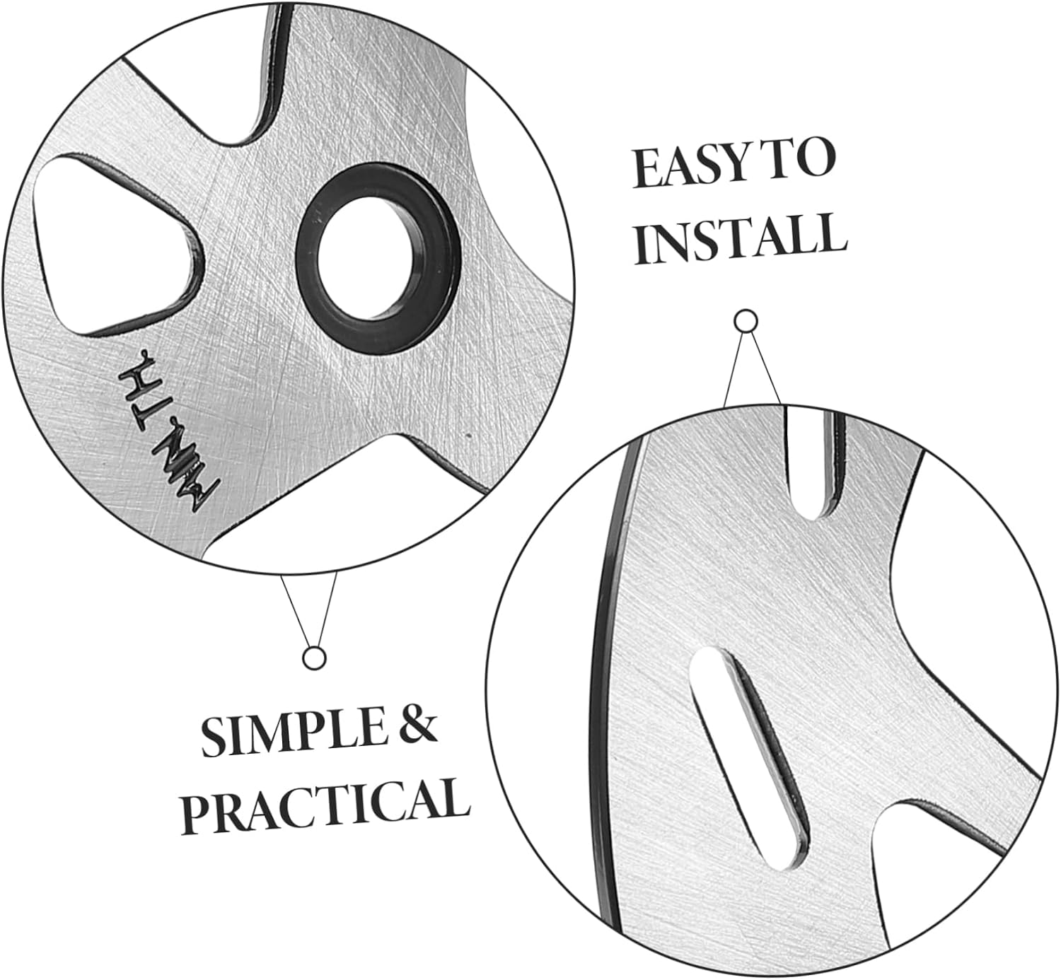 Motorcycle Brake Disc Heavy Duty Brake Pad for Electric Bikes and Motorcycles Precision Machined Durable
