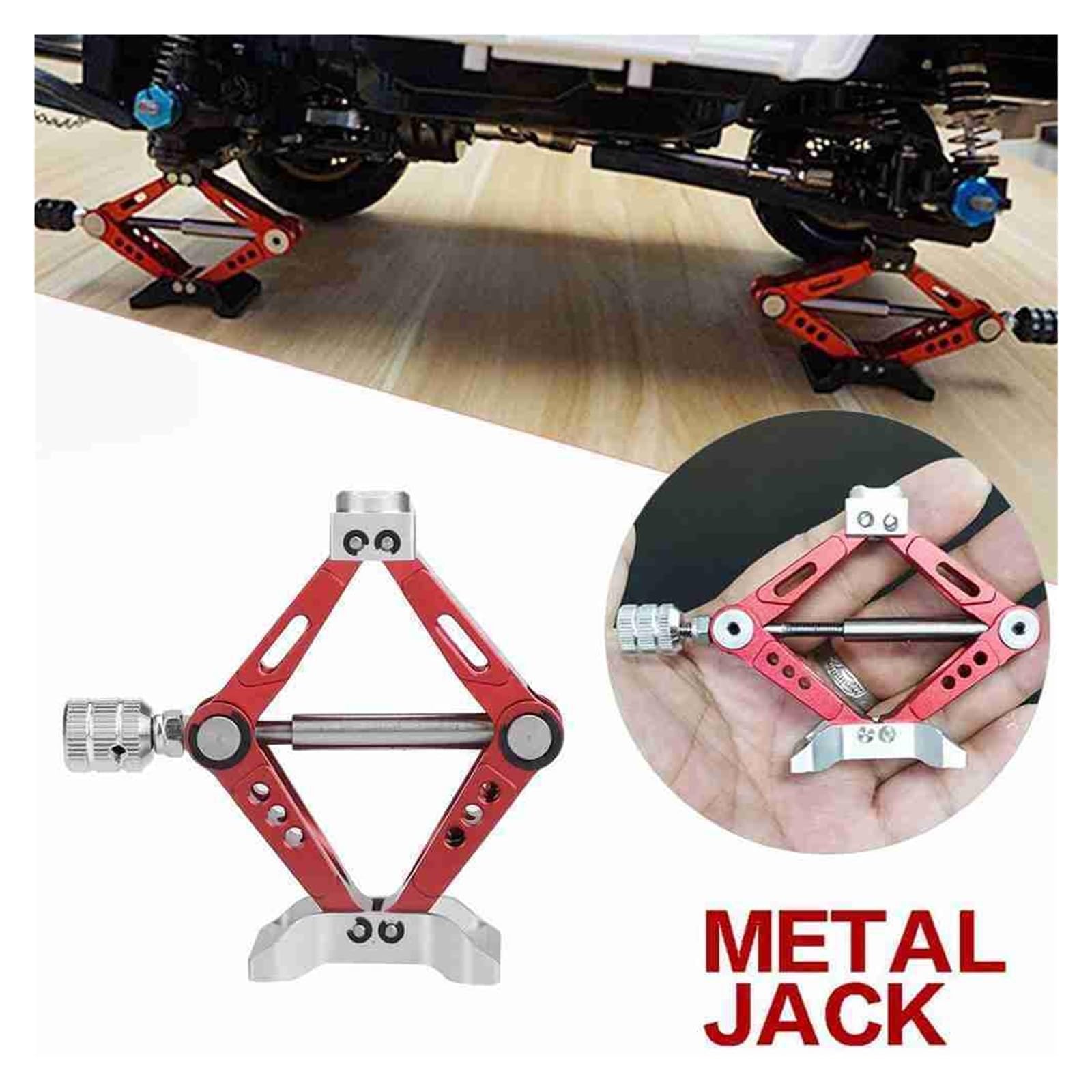 Metall Einstellbare Scissor Jack Mini Werkzeug RC Hebebühne Reparatur Simulation Teil Liefert Reibungsloser Effizienter Betrieb