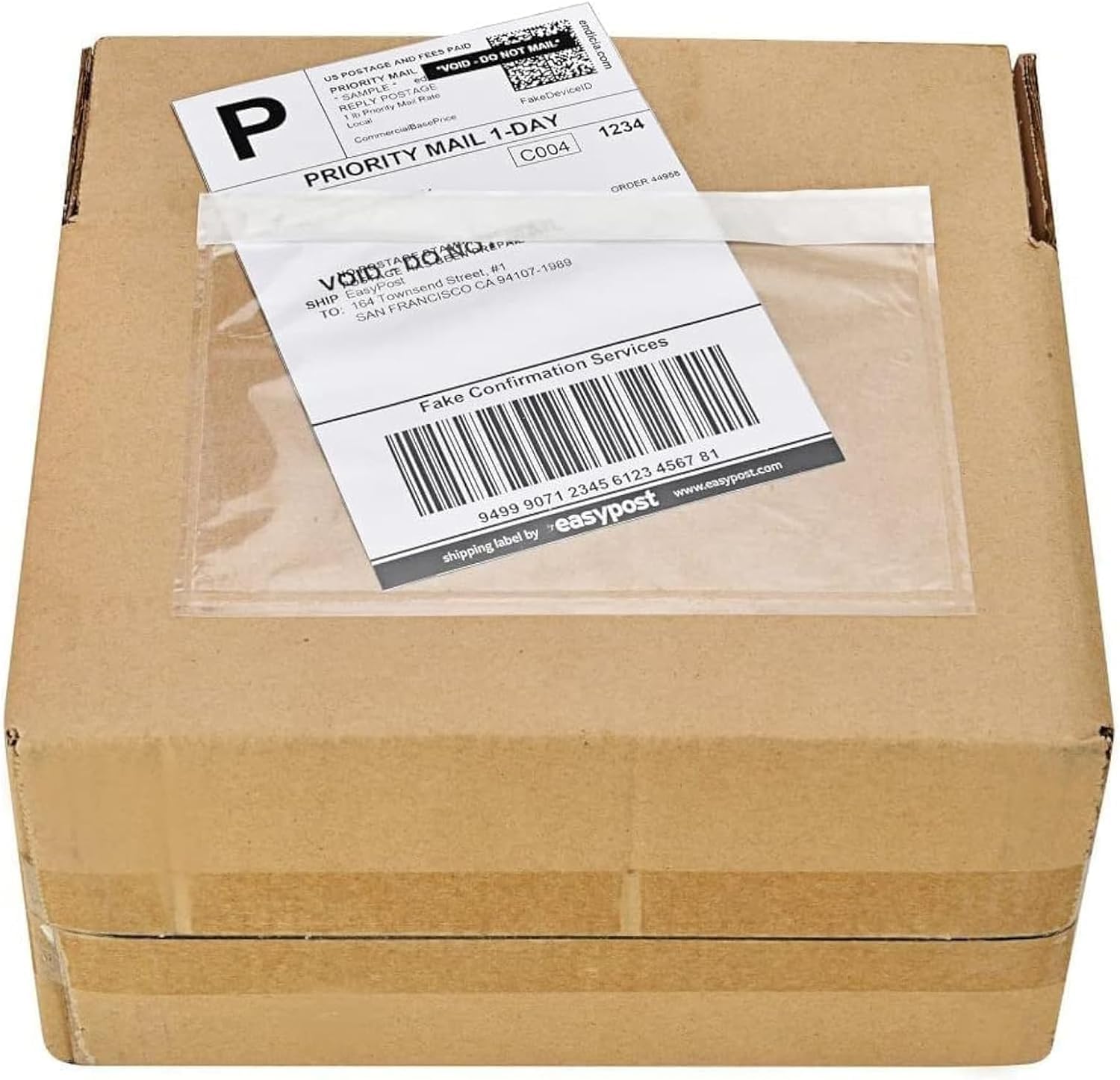 9527 Product 7.5" x 5.5" Clear Adhesive Top Loading Packing List/Shipping Label Envelopes (200 Pack) 7.5" x 5.5" | 200 pack