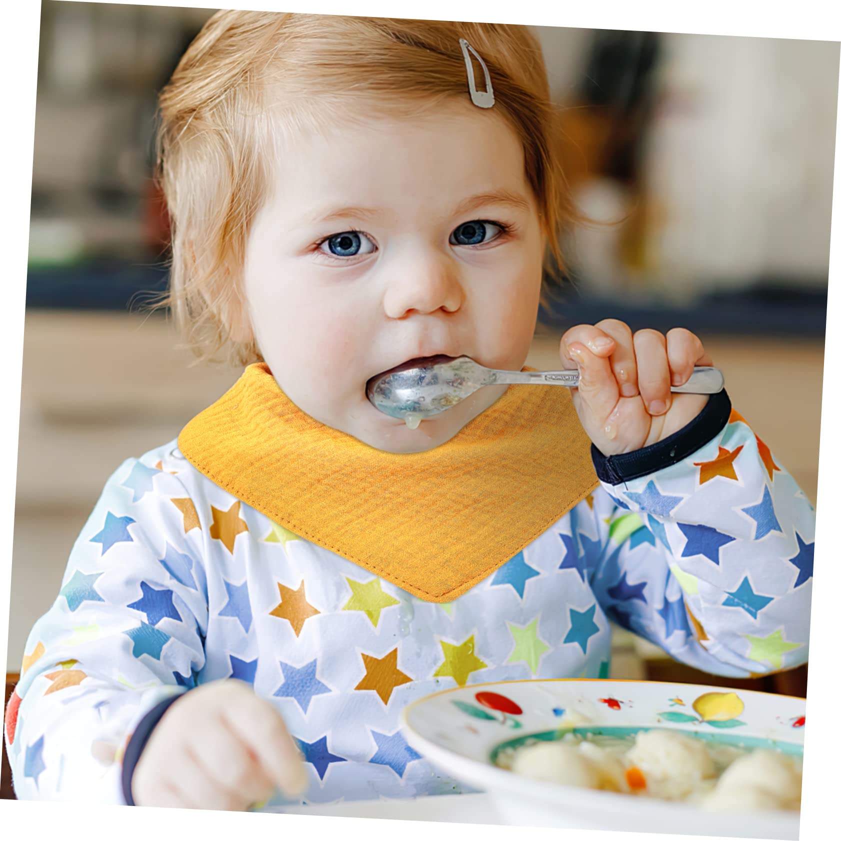 ibasenice 18 Piezas De Tela De Protección Para Bebés Baberos De Alimentación Para Bebés Babero Triangular Para Bebé Baberos Babeantes Para Bebés Baberos Para Babas De Bebé Babero De
