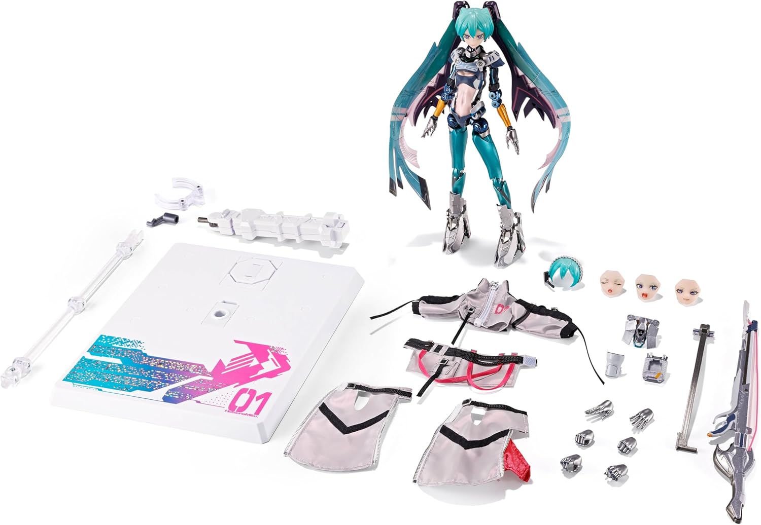 TAMASHII NATIONS - Hatsune Miku - Hatsune Miku, Metal Build Collectible Figure