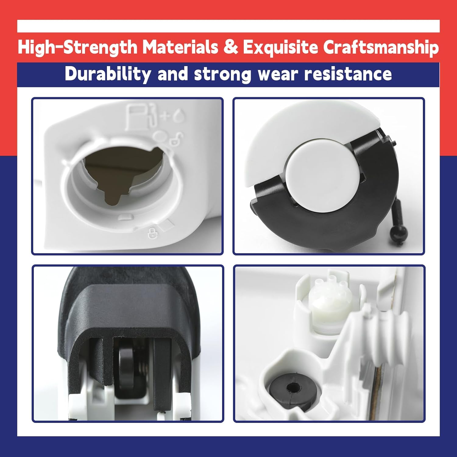 11403500826 Fuel Tank Tank Housing Rear Handle Fuel Tank Replacement for Stihl MS311 MS362 MS391 MS400C Chainsaw Replace 1140 350 0826 with Spark Plug