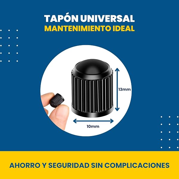 Pack de 15 Tapones para Rueda de Coche + 2 de Regalo | Tapón Universal para Válvula de Neumático, Moto, Bicicleta o Patinete | Anillo Sellador Antifugas para Protección Total - 5