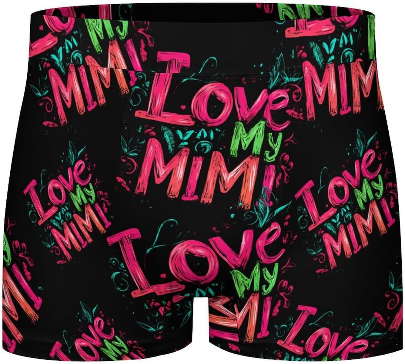 I Love My Mimi Men's Underwear Boxers Briefs for Men Stretch Shorts
