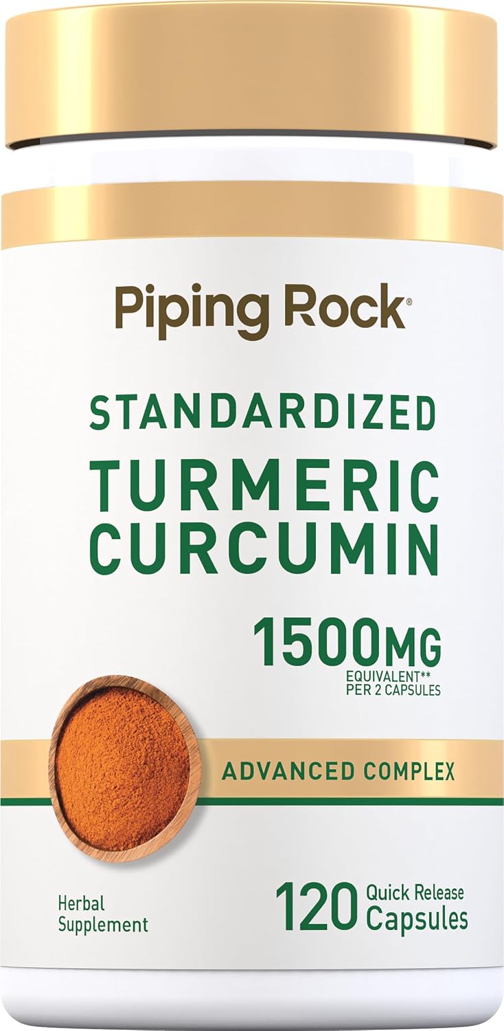 Piping Rock Turmeric Curcumin Complex | 120 Capsules