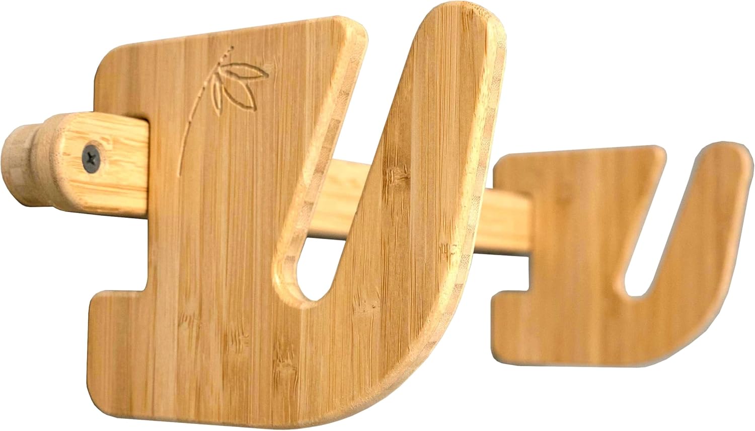 Grassracks Bamboo & Birch Snowboard Rack and Skateboard Rack - Moloka`i Series Snowboard Wall Mount