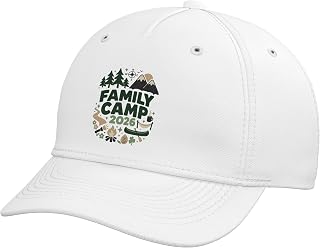 Family Camp 2026 Retro Nature Wilderness Adventure Crew Adjustable Baseball Hat