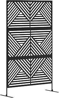 Outsunny Metal Outdoor Privacy Screen, 78
