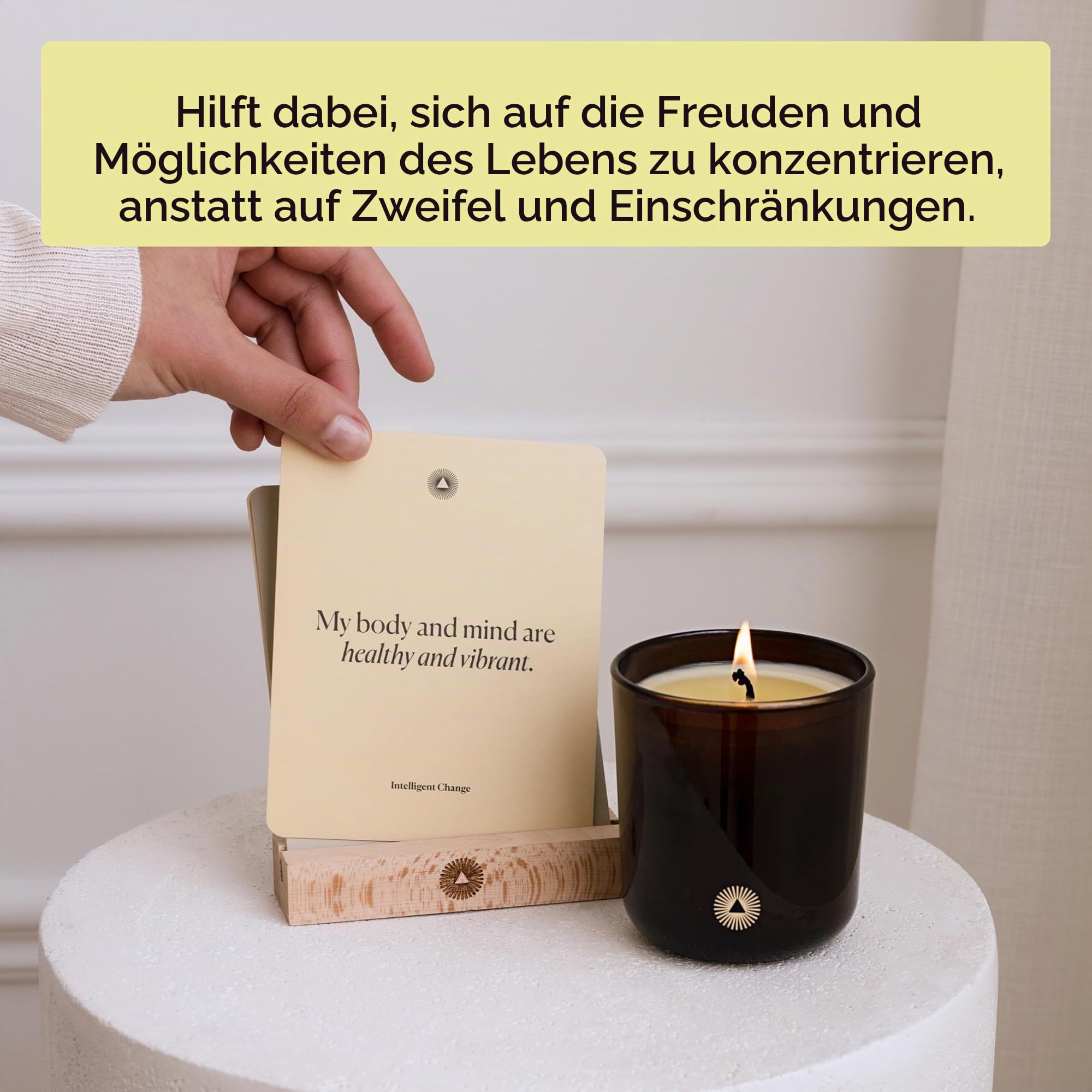 Intelligente Veränderung Intelligente Veränderung Achtsame Affirmationskarten, 52er-Deck – Wöchentliche positive Affirmationen für Selbstwertgefühl und Stressabbau – Mantras und Meditationswerkzeuge –