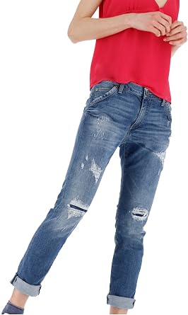 Please P85ABQ2DQD Jeans Donna STRAPPATO (S) : Amazon.it: Abbigliamento