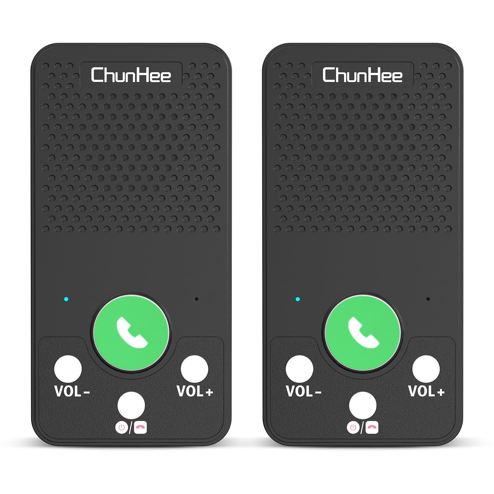 ChunHee Intercoms Wireless System for Home, Full Duplex 2-Way Radio, Handsfree Room to Room Communication Wireless Intercom System for House, Garage, Upstairs, Business, Offices, Basement(2 Pack)