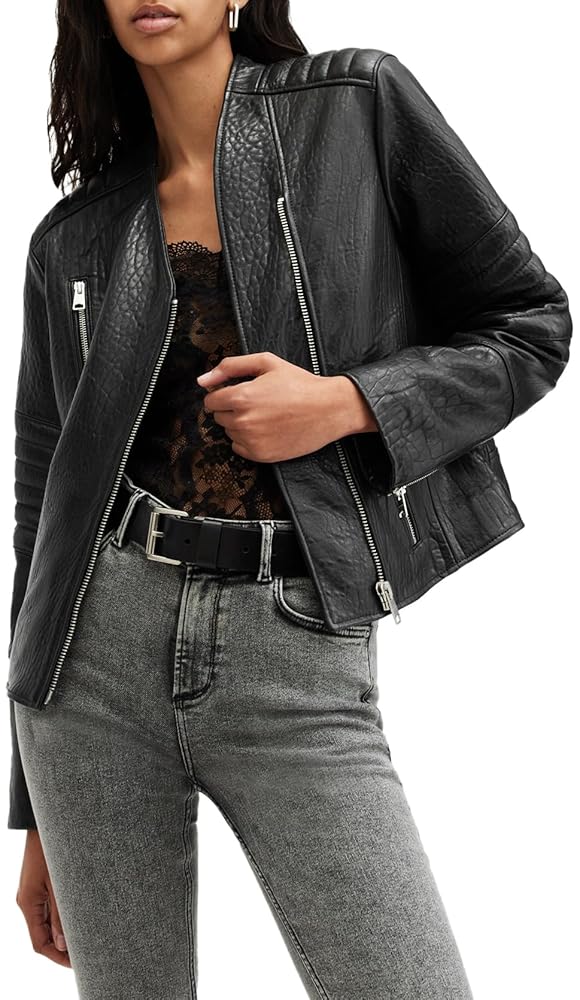 【美品】ALLSAINTS Gidley Biker Jacket ALLSAINTS Gidley Leather Biker Jacket | endource