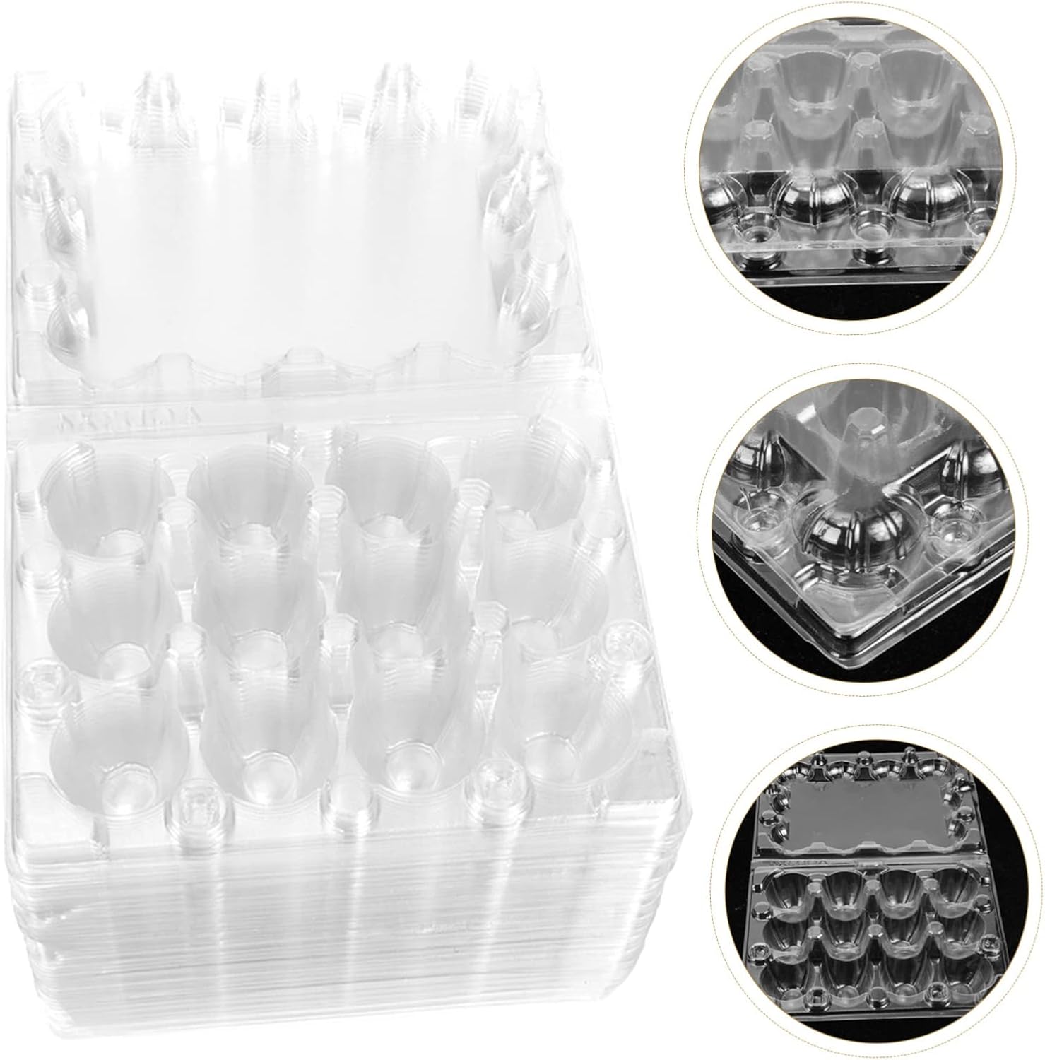 50pcs Quail Egg Storage Organizer Cover Egg Holder for Refrigerator Kitchen Design for Safe Storage and Easy Access