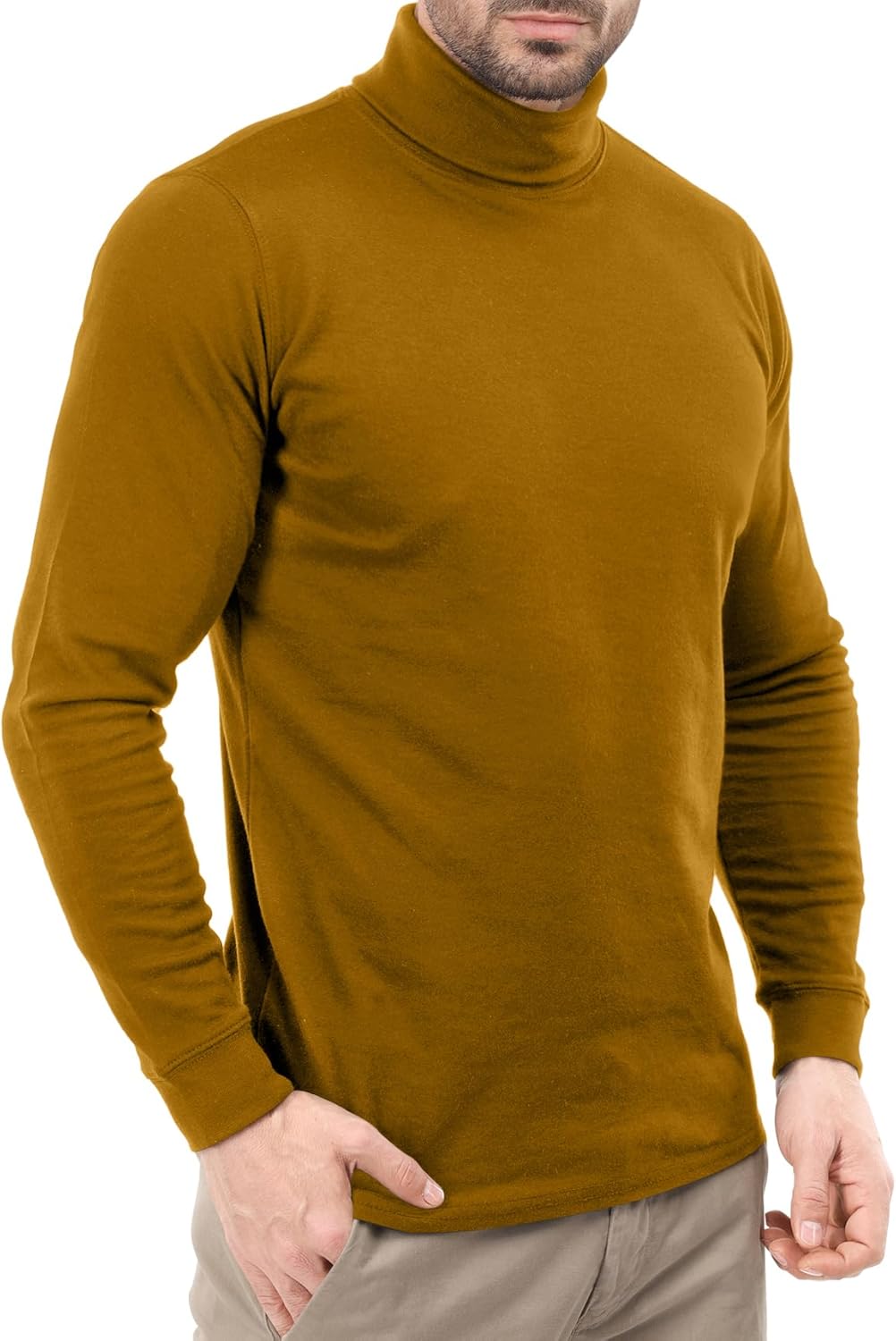Utopia Wear Turtleneck Men Slim Fit UPF 50+ Lightweight Pullover Sweater Long Sleeves Top - Image 2