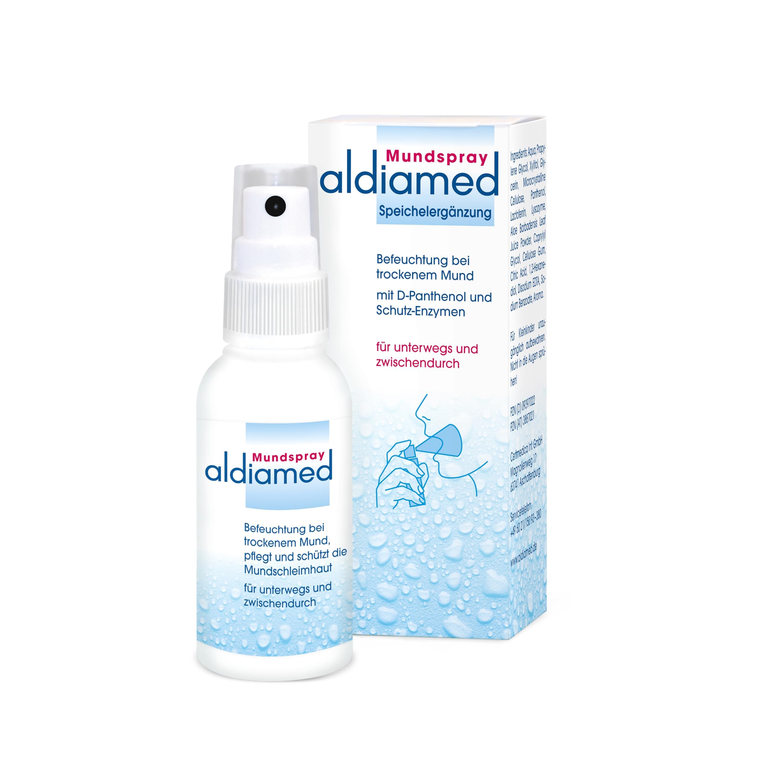 Aldiamed Mouth Spray – 50 ml, PZN 09397022, Certmedica International GmbH