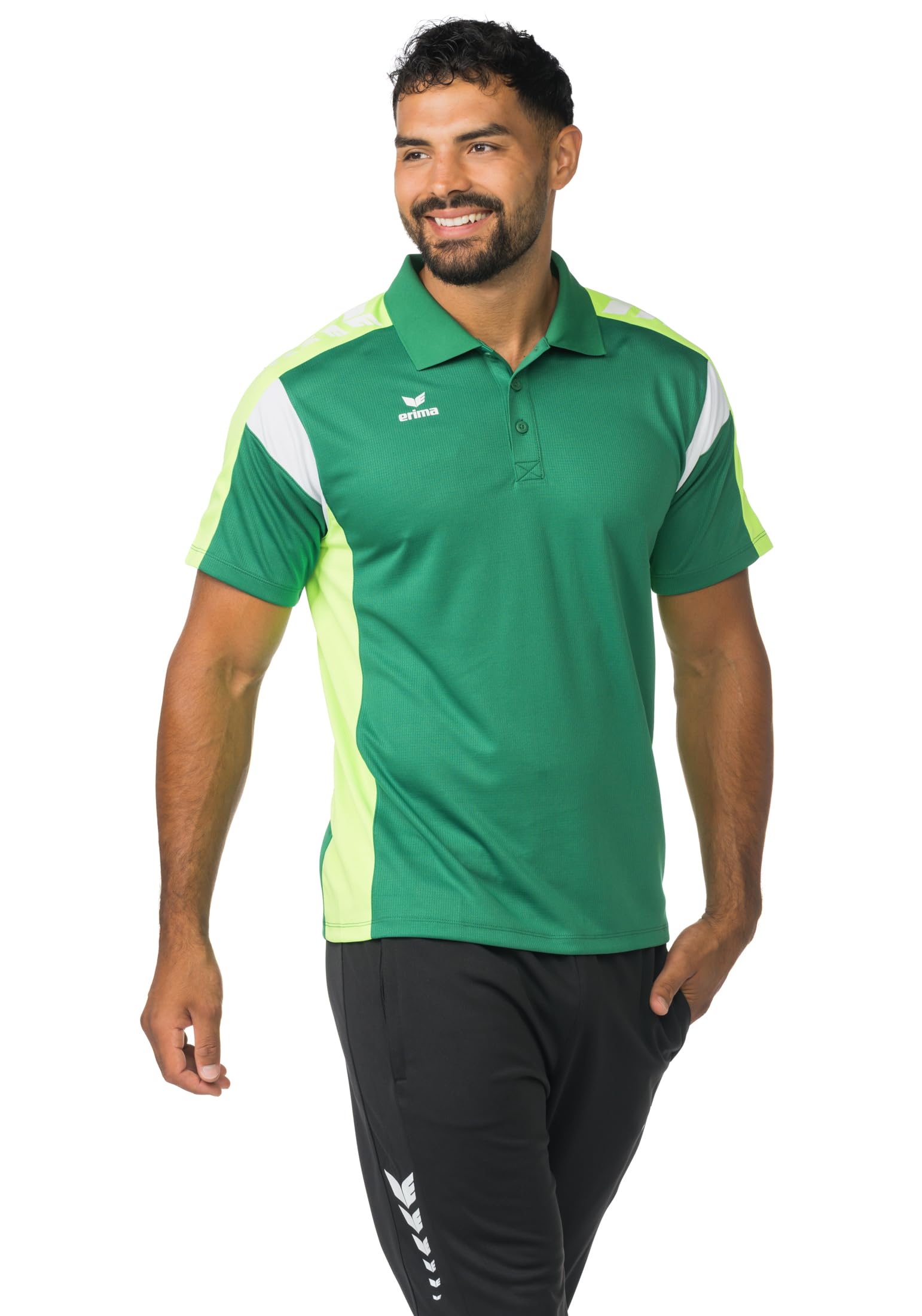 Erima Unisex Celebrate 125 Performance Polo Shirt (1112503), smaragd/Green Gecko, M