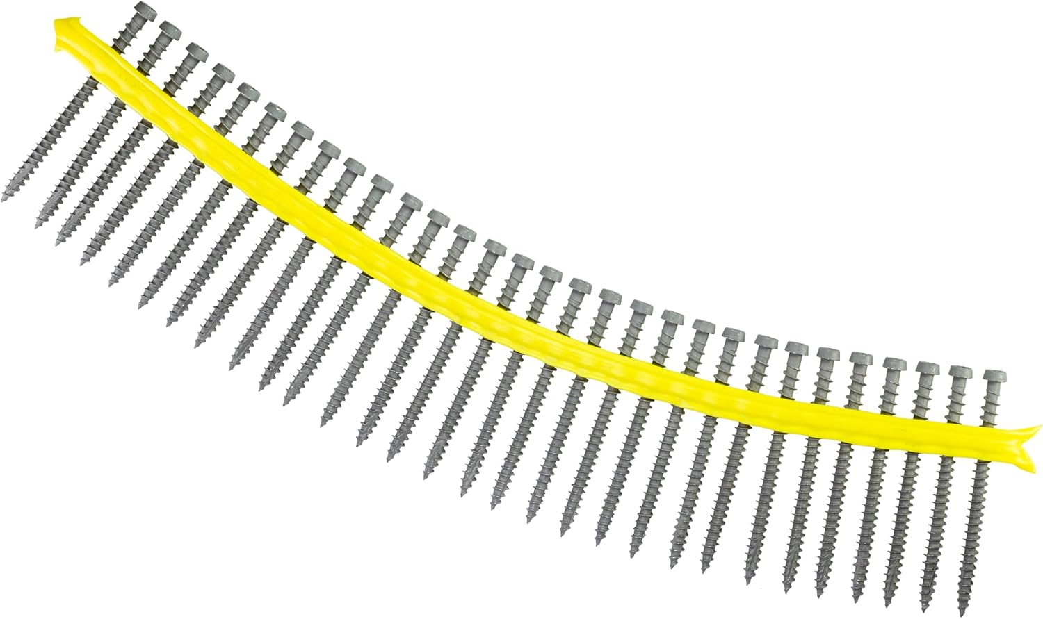 Simpson Strong-Tie DCU234SGR Deck-Drive DCU Composite Screw (Collated) — 10 x 2-3/4 in. Quik Guard Gray (1000-Qty)