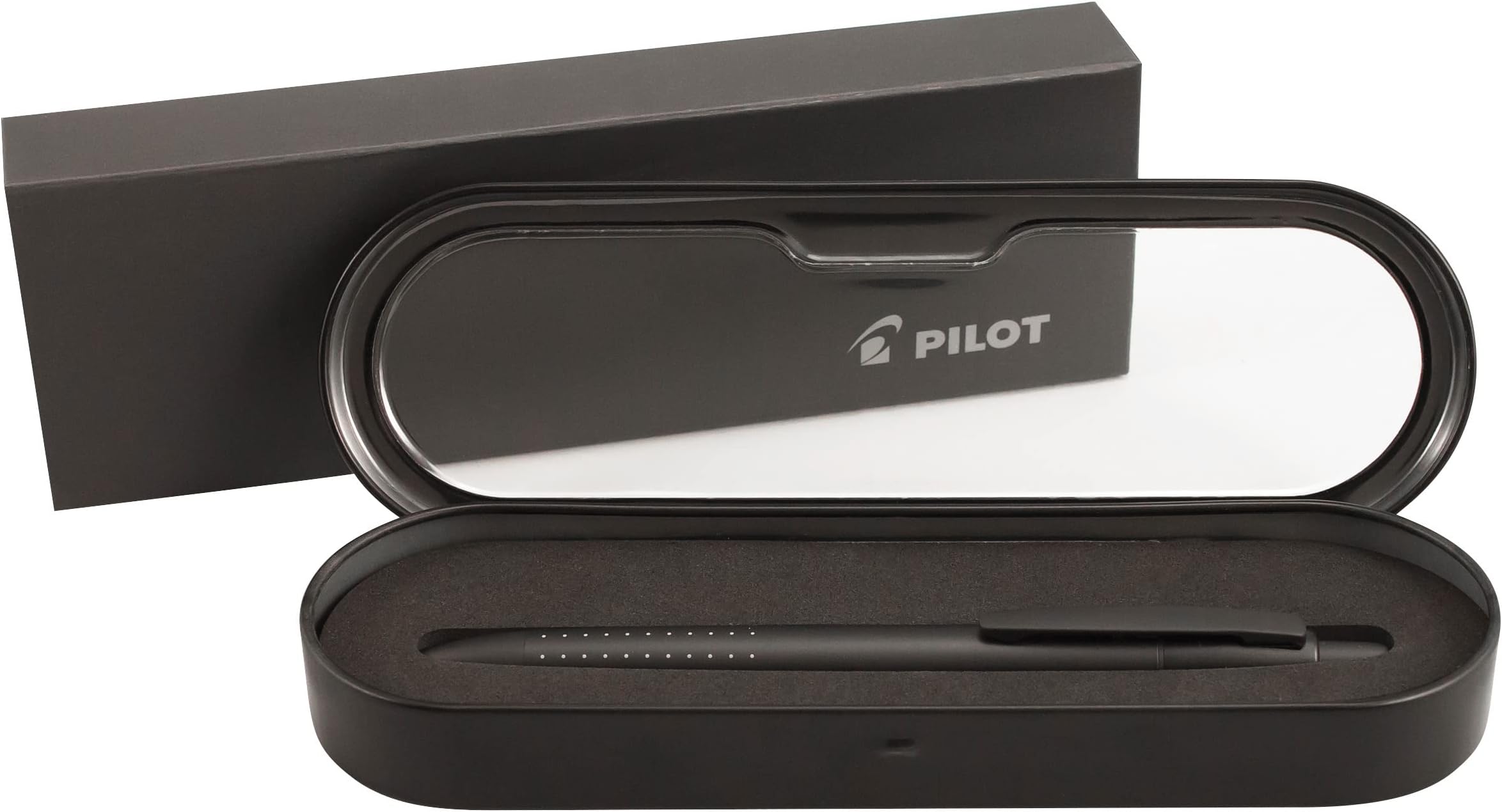 Pilot Axiom Collection Retractable Ballpoint Pen, Matte Black Barrel, Blue Ink, Medium Point (71414)