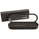 PILOT Axiom Collection Retractable Ballpoint Pen, Matte Black Barrel, Blue Ink, Medium Point (71414)