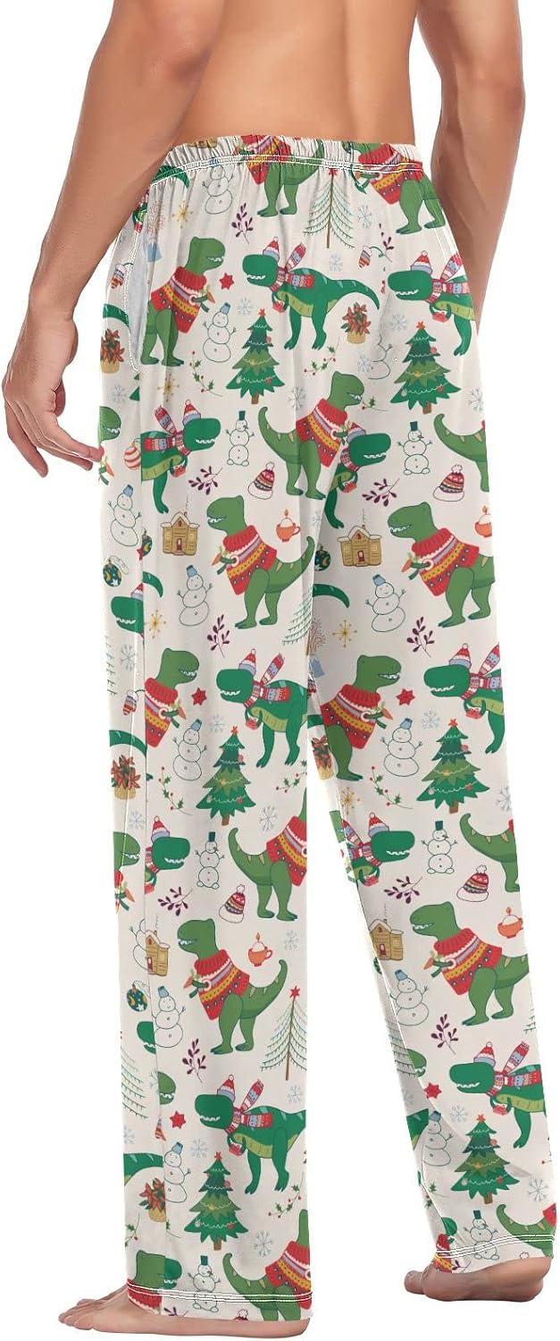 Ollabaky Men's Pajama Pants Pjs Bottoms with Pockets Sleep Lounge Pants for Men - Image 5