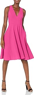 Women's Catalina Solid Sleeveless Fit & Flare Midi Dress - Buy now
