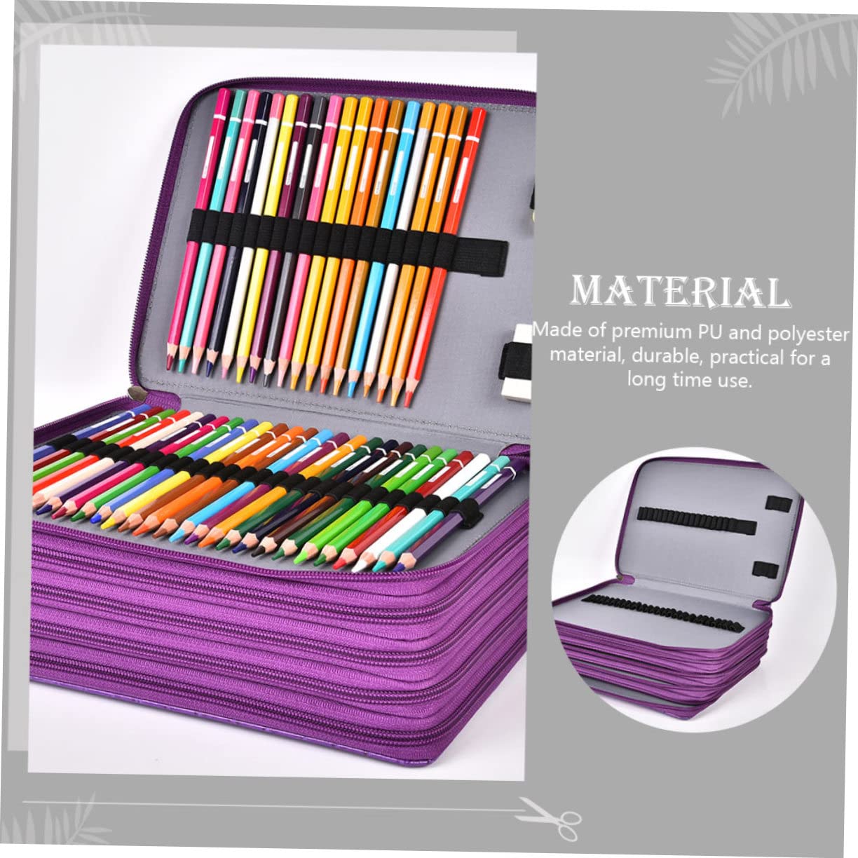 Trousse à Crayons Capacité De Rangement pour Fournitures Scolaires Et Matériel pour Étudiants Et Artistes