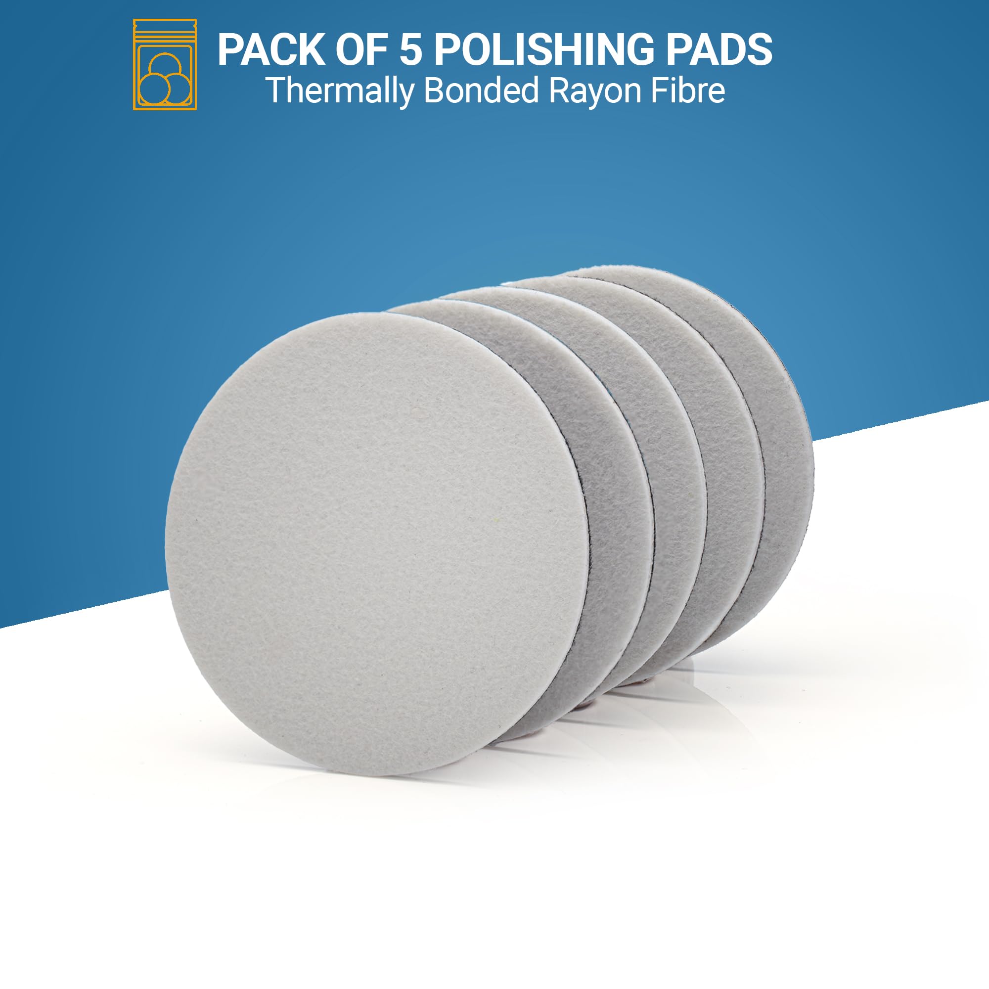 Glass Polishing Pads - Pack of 5 -9