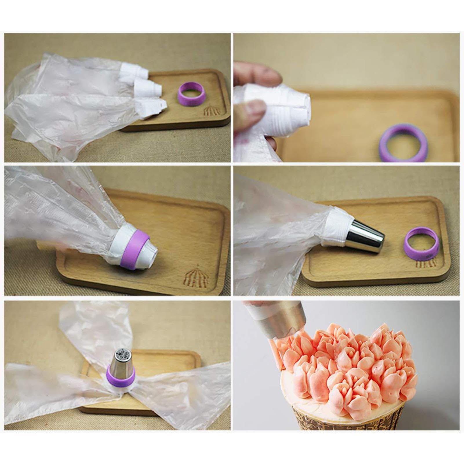 Herbruikbare Spuitzakken En Tips Set | 27-delige spuitzaktips, cakespuitgereedschap, herbruikbare spuitzakken - Met Spuitzak Cake Decorating Tips Voor Icing Cakes