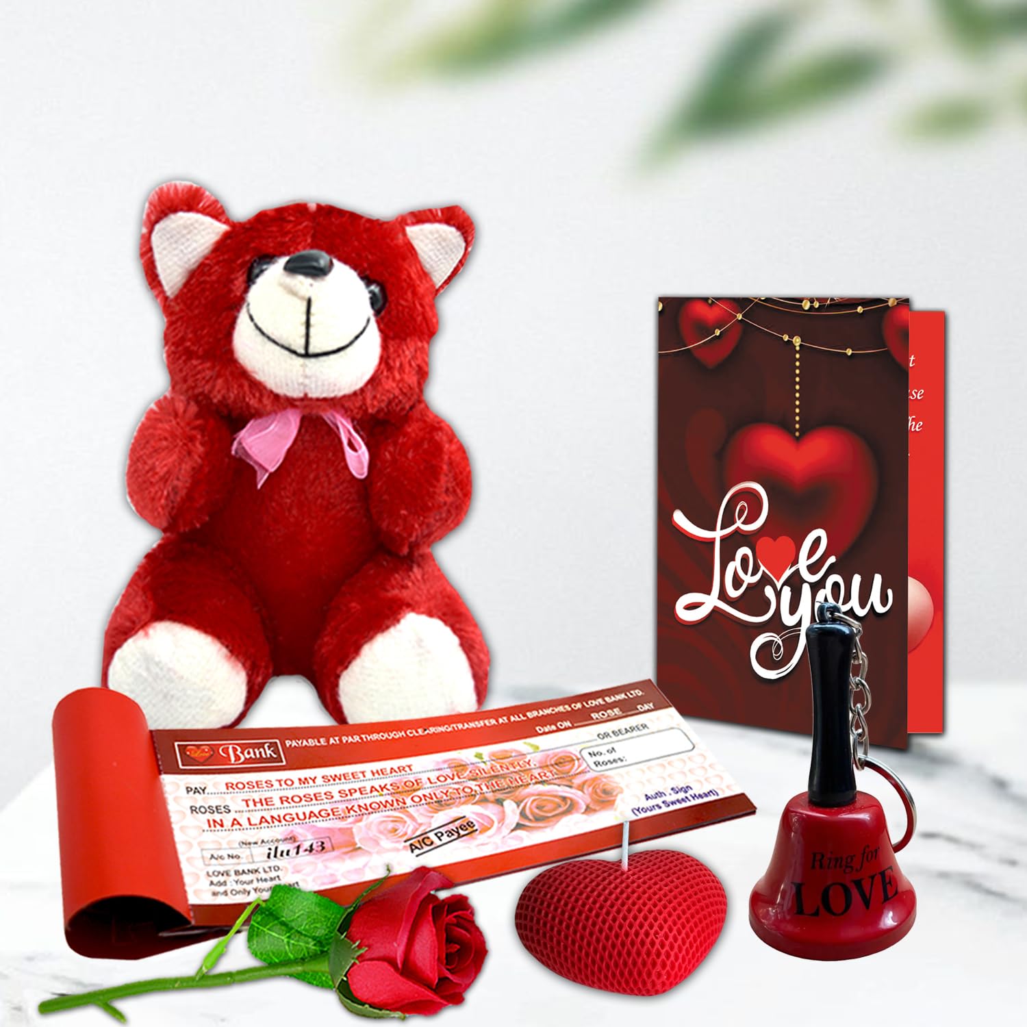 ME & YOU Valentine Week Surprise Gift Combo – Love Cheque Book
