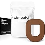 SIMPATCH Adhesive Patch for OmniPod - Pack of 25 - Multiple Colors Available (Brown)