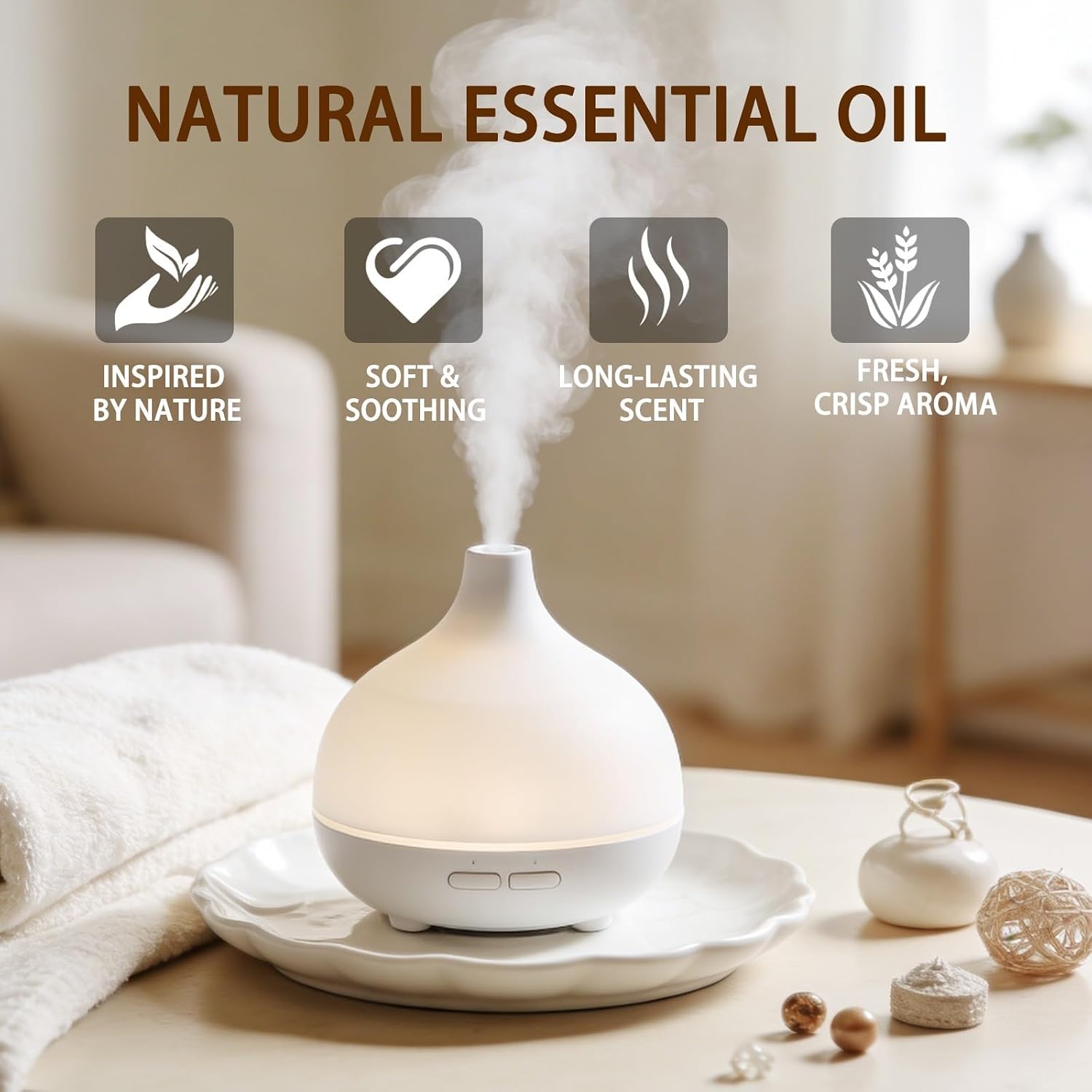 Lilac Essential Oil - Lilac Oil for Diffuser, 4 Fl Oz(120ml) | Candle Making, Soap Making, aroma, Strong Scent, Pure, Natural, Home Fragrance, Massage