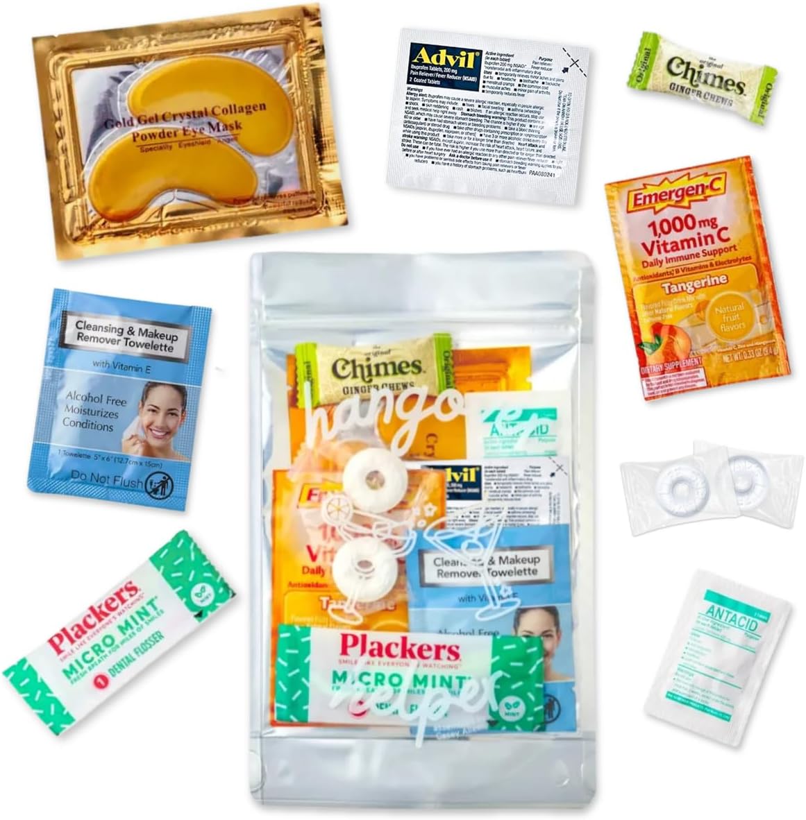 Party Favor, Goodie Bag - 6 Pack - Pre-Assembled Event Gift for Bachelorette Parties, Weddings, Birthdays, Girls Trips & Group Celebrations (5”x8”)