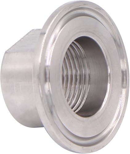 Vista 33 de DERNORD Tri abrazadera sanitaria de 3 pulgadas a trío hembra NPT de 1 pulgada (1 pulgada NPT hembra (3 pulgadas Tri-abrazadera))