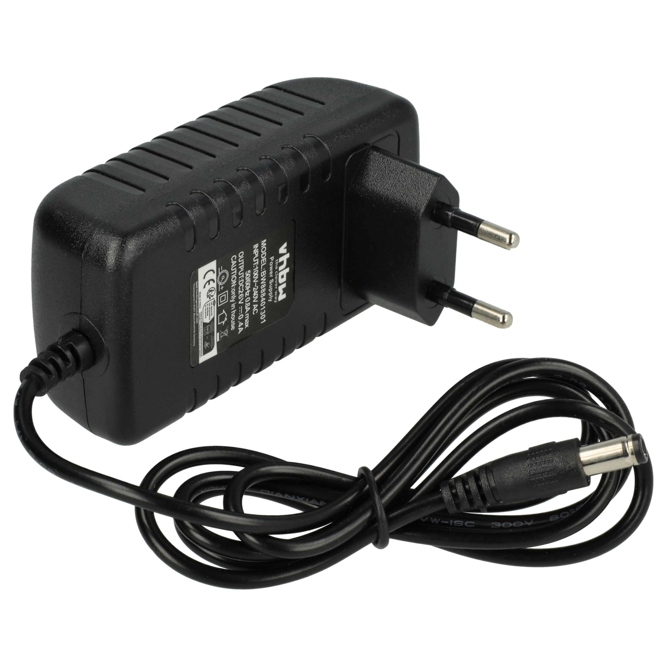 Vhbw Caricabatterie Per Aspirapolvere Dirt Devil Cavalier DD698-1 - 26V 0,4A - Sostituisce 0698003 - 3