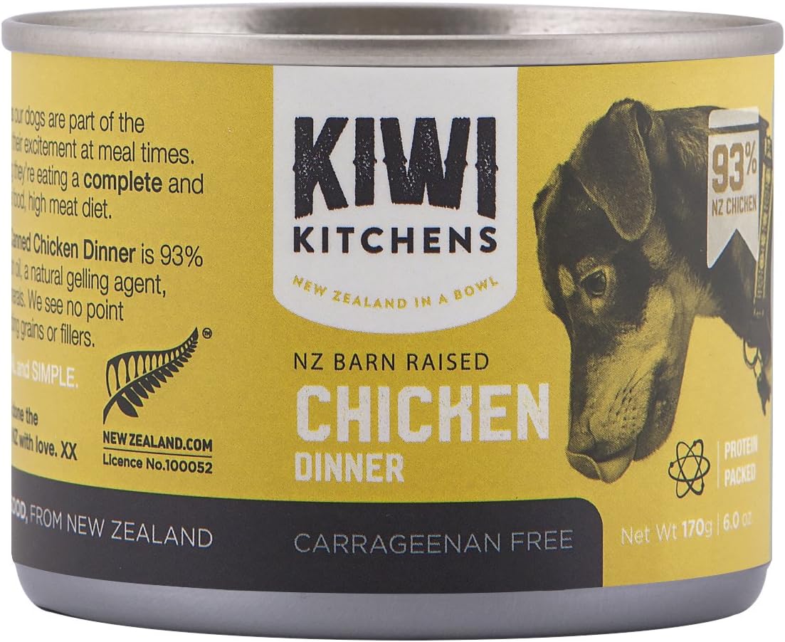 Kiwi Kitchens, Canned Dog Food, Chicken Dinner, 6 Ounce Pet Supplies