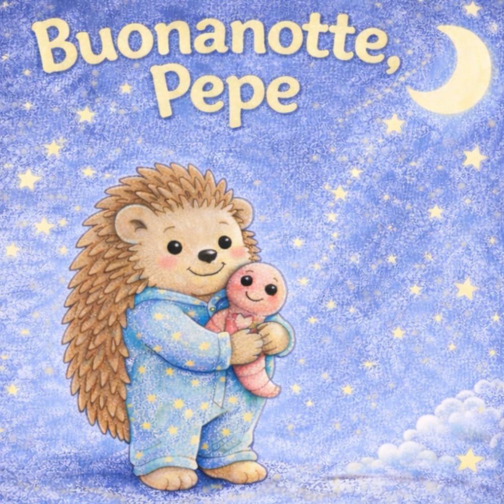 Buonanotte Pepe: Storia della buonanotte da leggere e colorare per bambini 3–6 anni