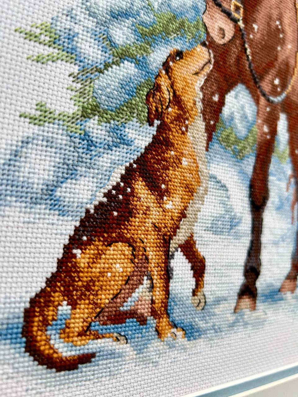 RIOLIS - Ehi amico! 2159, Punto croce 21x30cm, Punto croce kit da ricamare, Disegni da ricamare, Embroidery kit, Set punto croce, Kit ricamo punto croce